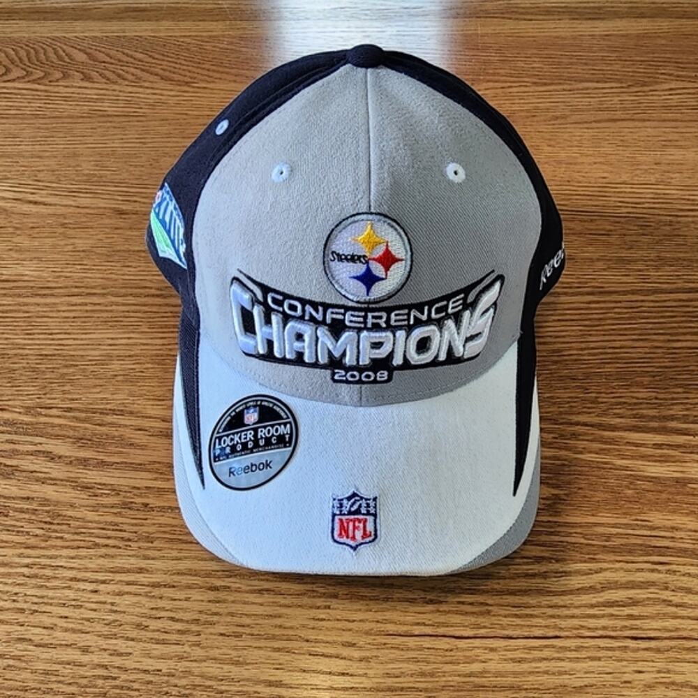 Reebok NFL Pittsburgh Steelers Baseball Cap Hat 2008 OS